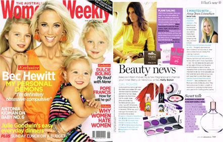 Australian Women's Weekly, June 2013:  Amy Jean Eye Couture
